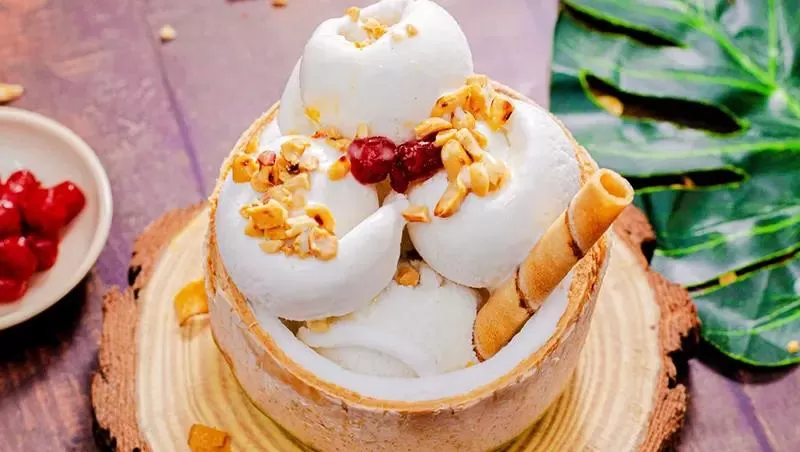 Nước cốt dừa nguyên chất kem dừa